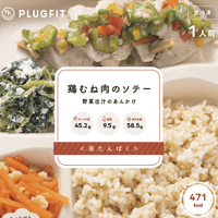 ＜高たんぱく②＞鶏むね肉のソテー