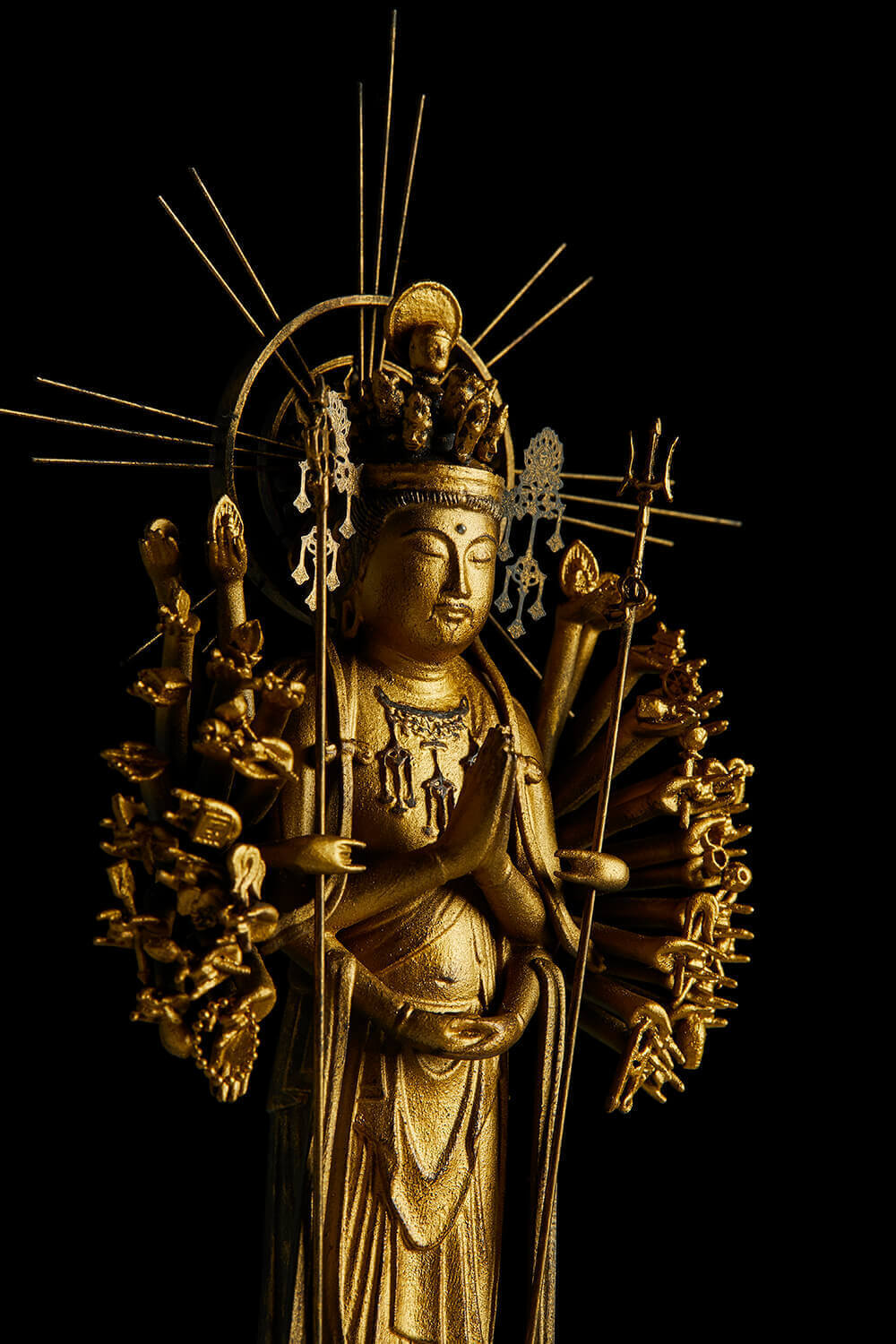 T-1280 千手観音の手残欠仏教美術仏像平安時代