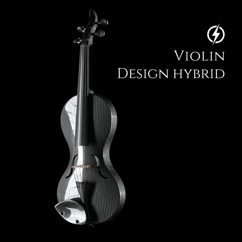 バイオリン【デザインハイブリッド】mezzo-forte カーボンファイバー製