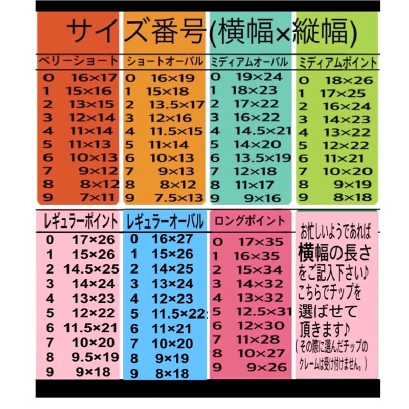 測定用チップ | asmnail's STORE