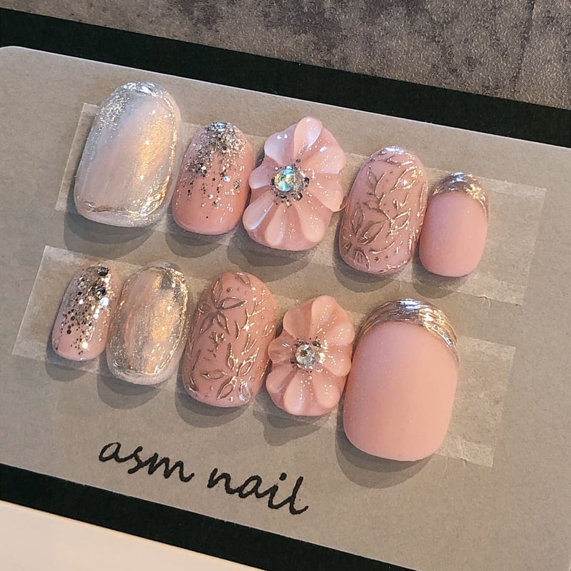 ネイルチップオーダー　mkm様 M!LKネイル💅 オーダーチップについてのご相談、ご質問は全て