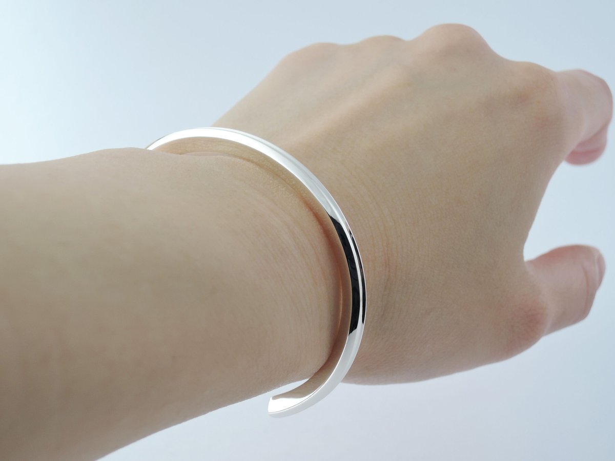 シルバー925 バングル（手首周り約17cm） シルバーバングル・シルバーブレスレット｜シルバー925 バングル