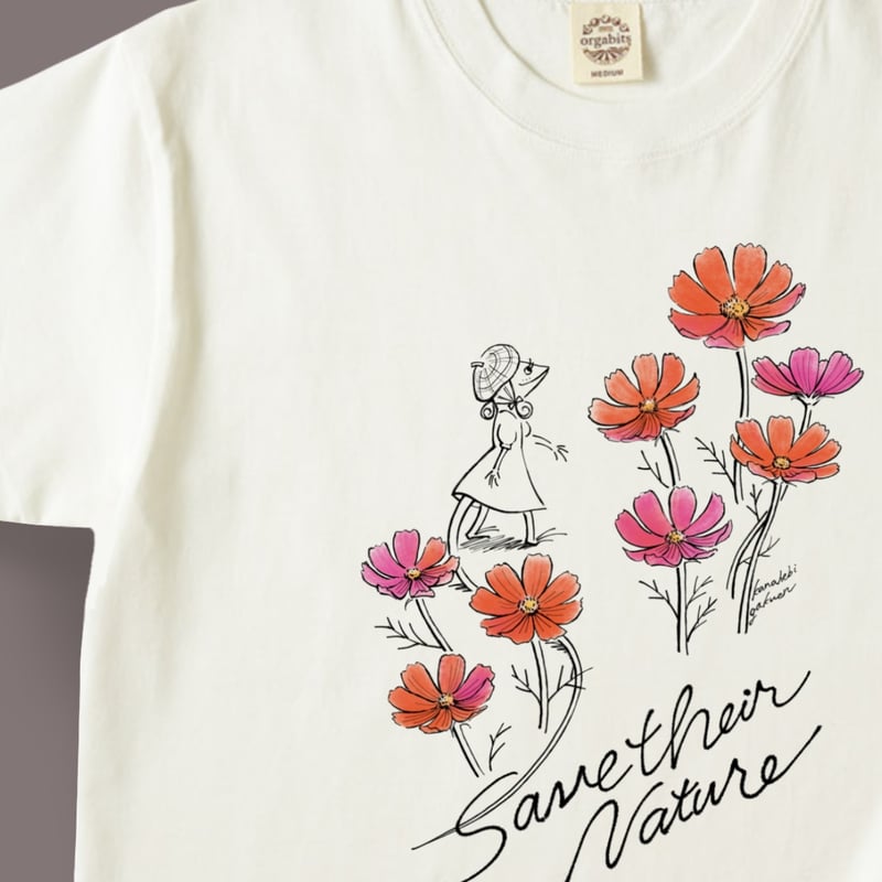 はなうたコスモス／Tシャツ | カナヘビ学園 購買部