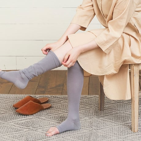 【日本製】肌にやさしいおやすみ低着圧ソックス