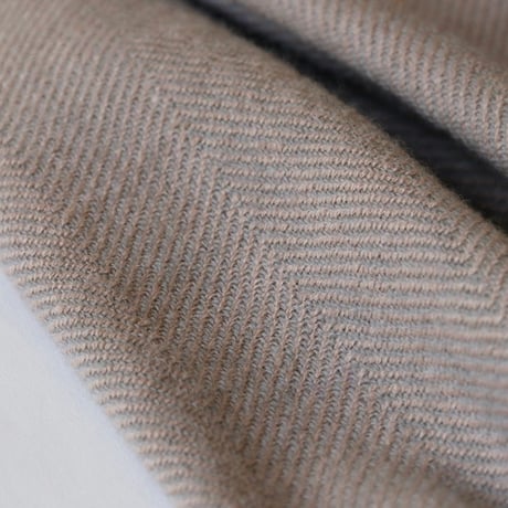 WOOLストール∫ヘリンボーン