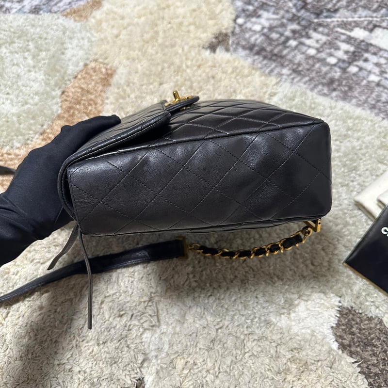 シャネル マトラッセ ターンロック チェーン リュックサック バック