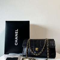 シャネル デカココ マトラッセ チェーン ショルダーバッグ 斜め掛け