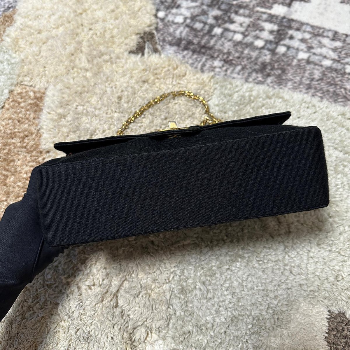 シャネル マトラッセ 2.55チェーン ショルダーバッグ 布 | ISSN VINTAGE