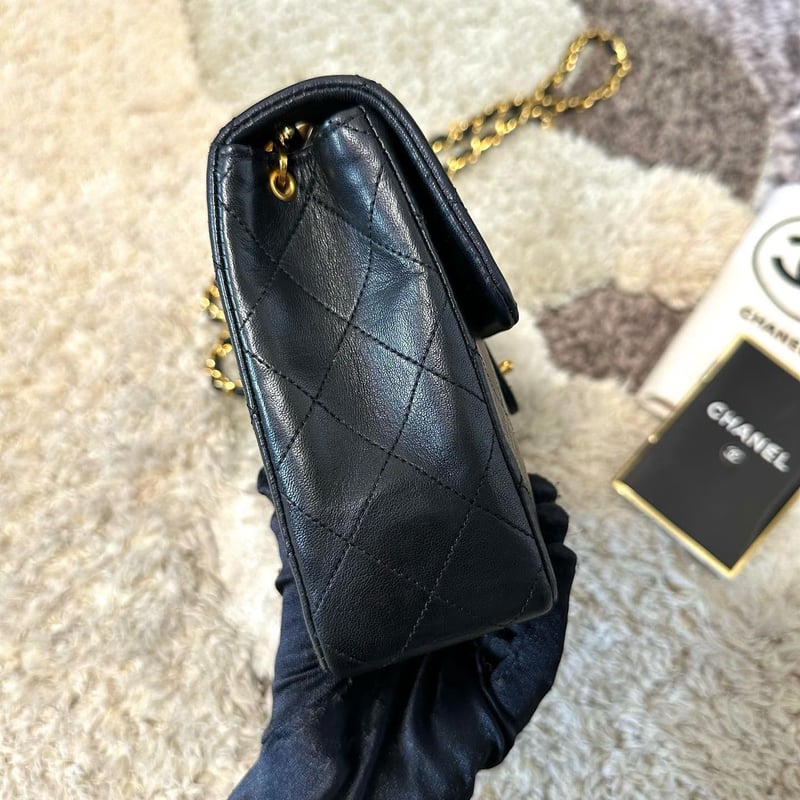 VINTAGE★CHANEL ミニマトラッセ20 チェーンバッグ ★Aランク シャネル ミニマトラッセ20 チェーン ショルダーバッグ ブラック