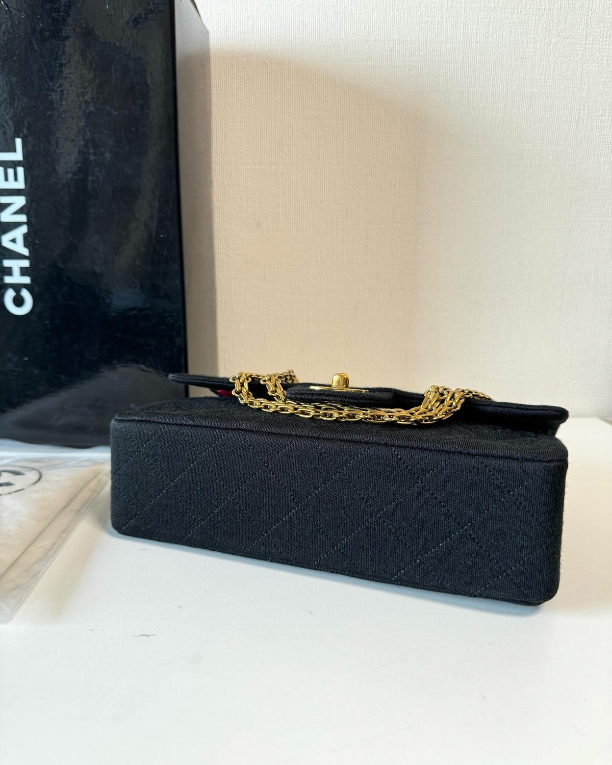 シャネル マトラッセ23 Wチェーン ショルダーバッグ 布地 | ISSN VINTAGE