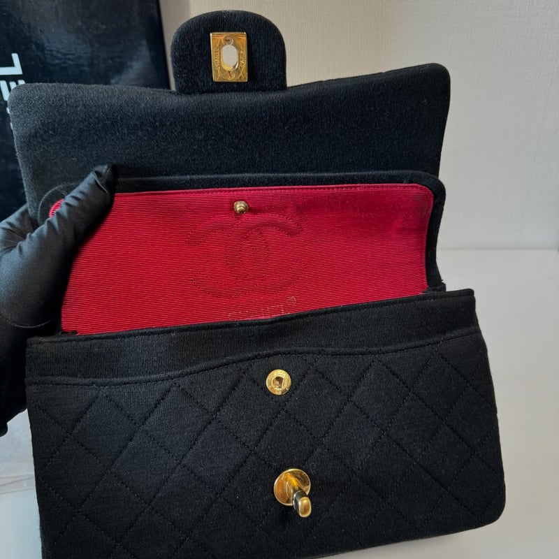 シャネル マトラッセ23 Wチェーン ショルダーバッグ 布地 | ISSN VINTAGE