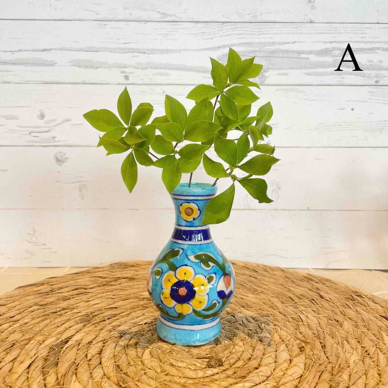 ブルーポタリー 花瓶 | ohakakiwame