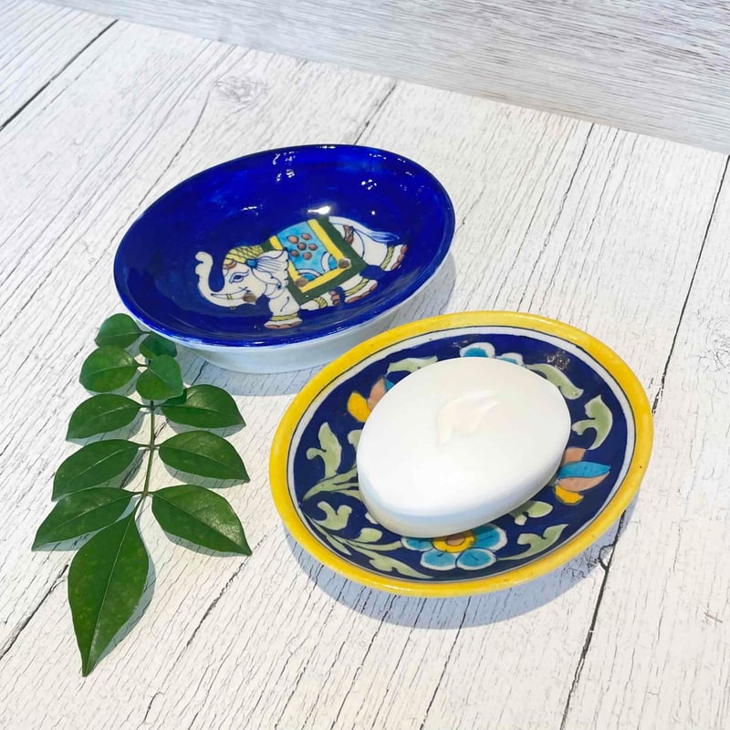 ブルーポタリー ソープディッシュ | ohakakiwame