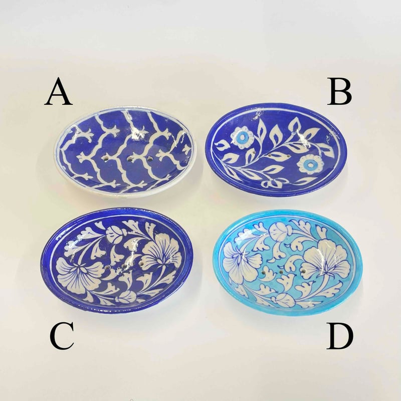 ブルーポタリー ソープディッシュ | ohakakiwame