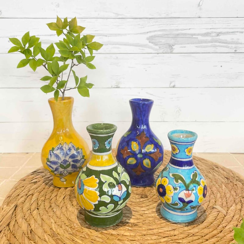 ブルーポタリー 花瓶 | ohakakiwame