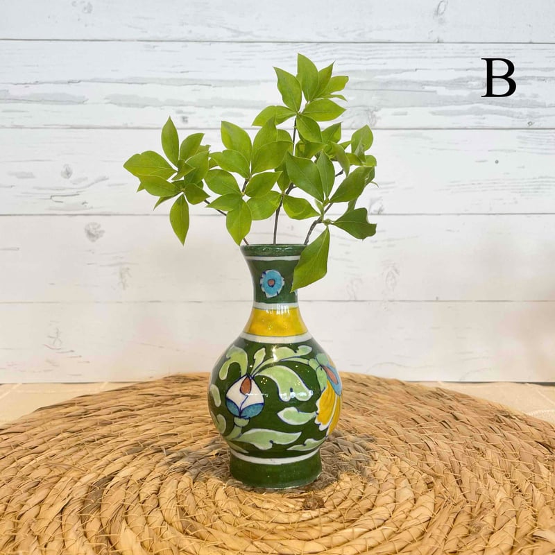 美術品・アンティーク・コレクション 陶器 花瓶 DRUNK WITH POWER 藍色
