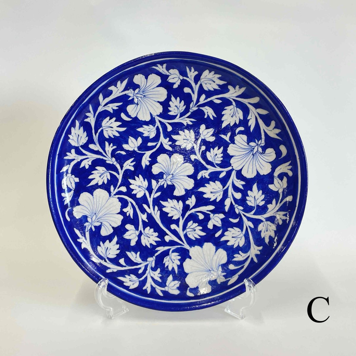 ブルーポタリー プレート(大) | ohakakiwame