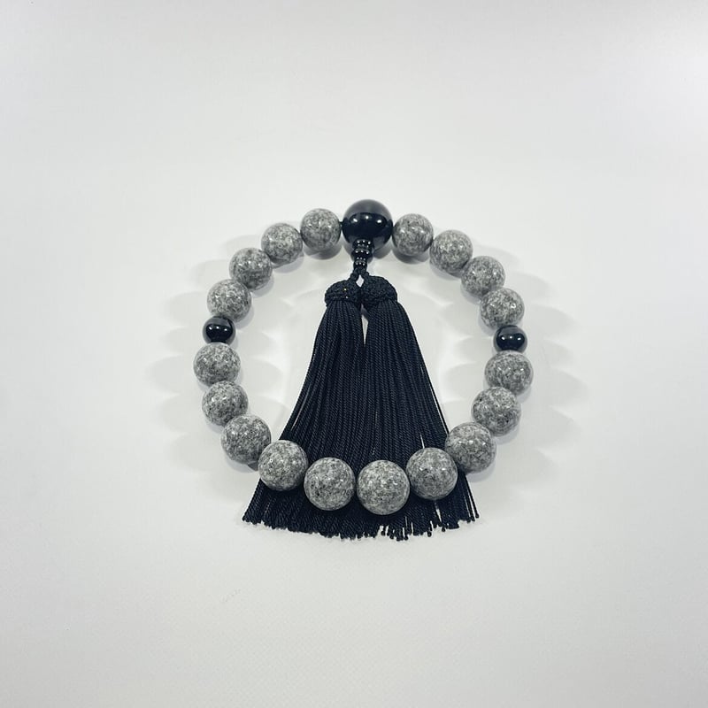 庵治石オニキス念珠 | ohakakiwame