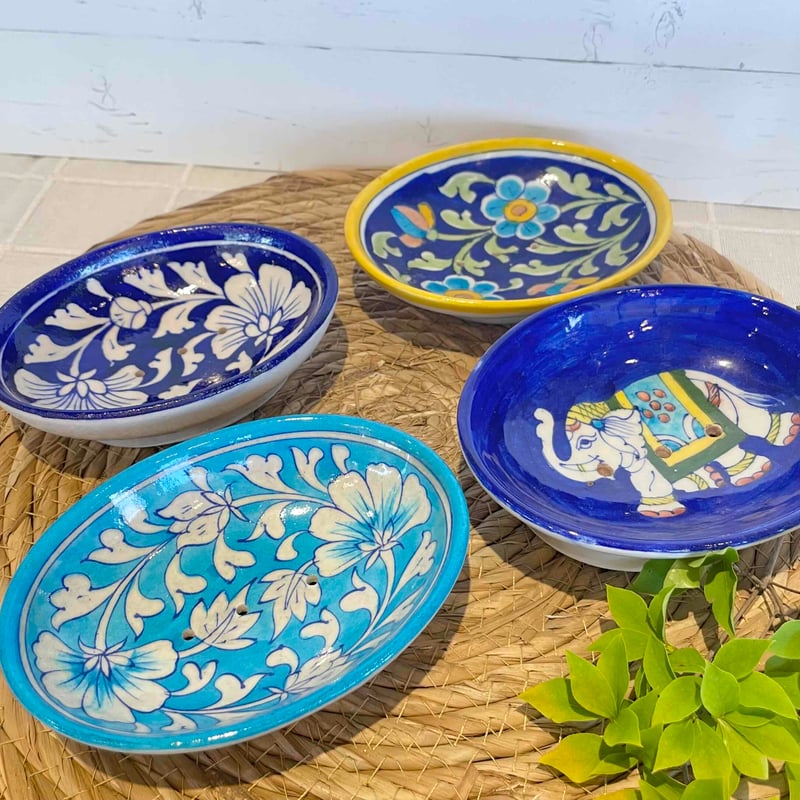 ブルーポタリー ソープディッシュ | ohakakiwame