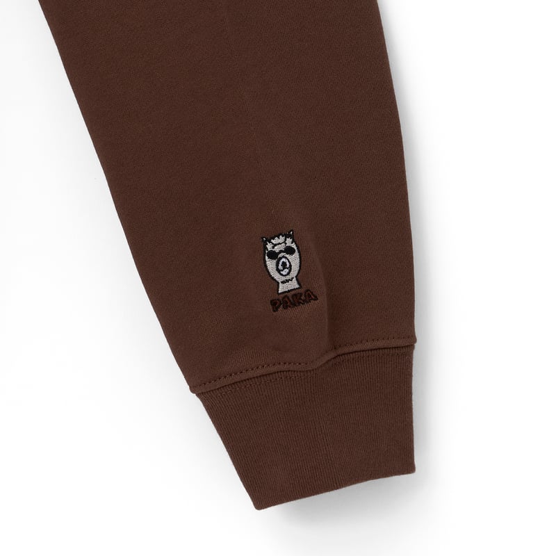 岩城直弥】ロゴ刺繍ZIPパーカー（BROWN） | FAN SHOP