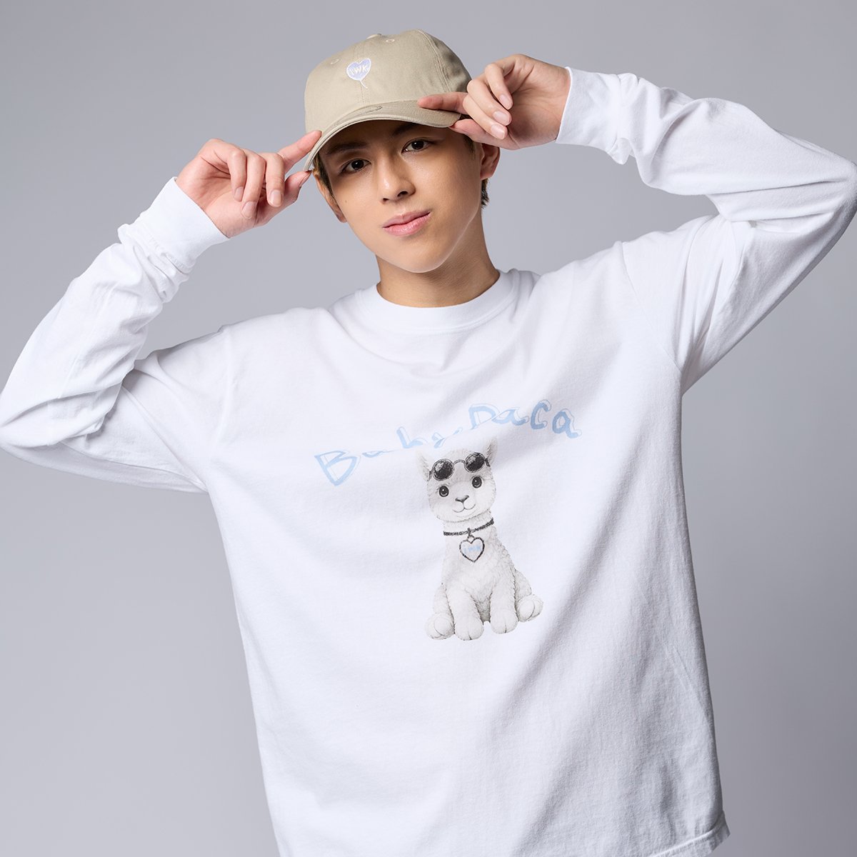 岩城直弥】BabyPacaロンT（WHITE） | FAN SHOP