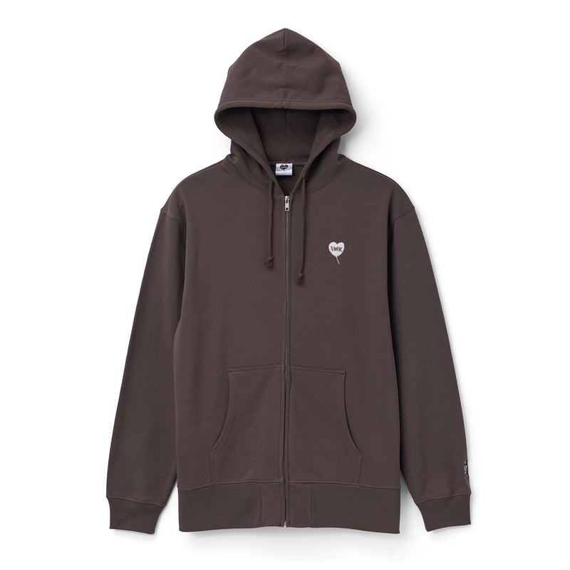 岩城直弥】ロゴ刺繍ZIPパーカー（CHARCOAL） | FAN SHOP