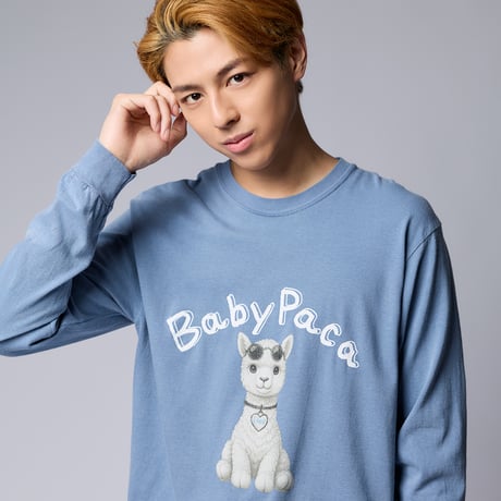 【岩城直弥】BabyPacaロンT（BLUE）