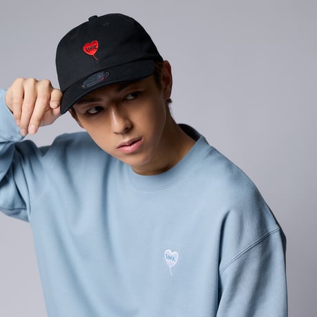 【岩城直弥】ロゴ刺繍CAP（BLACK）