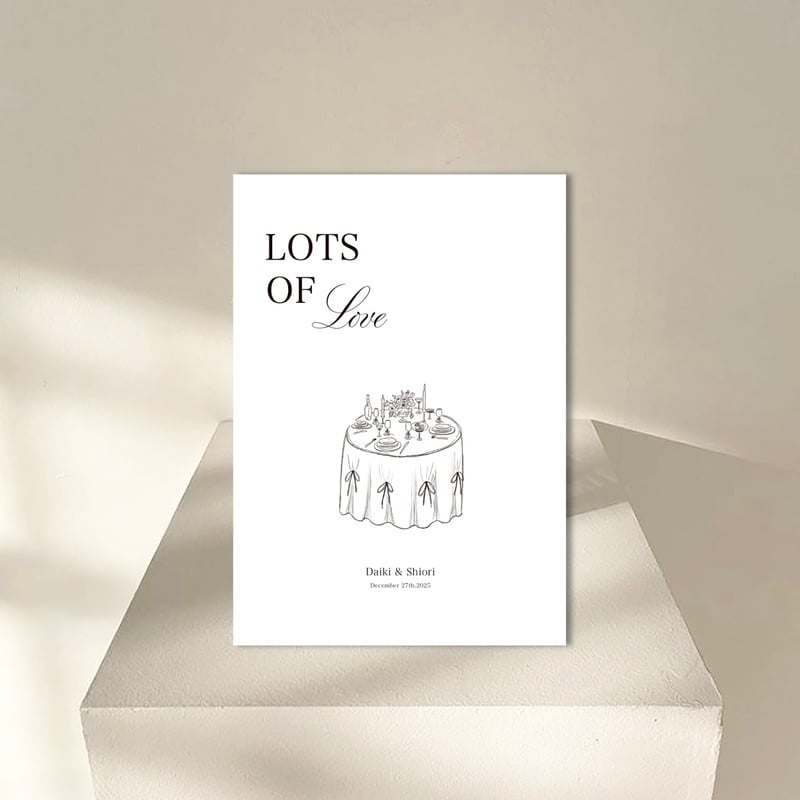 Welcome board No.1 〈Letter〉 | IIRO