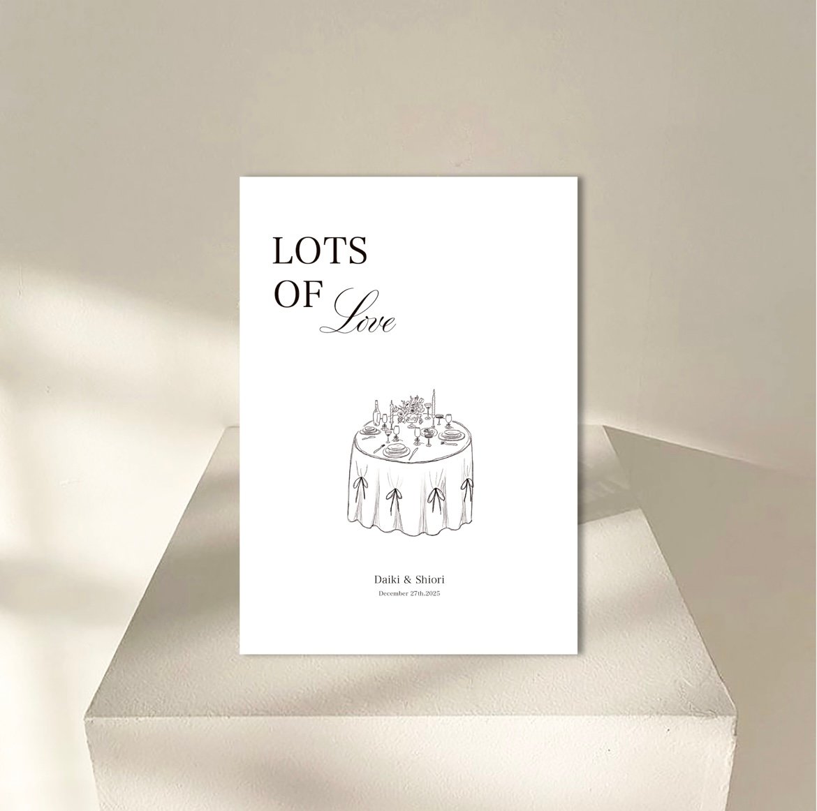 Welcome board No.1 〈Letter〉 | IIRO