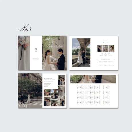 【CANVAテンプレート】PROFILE BOOK No.3