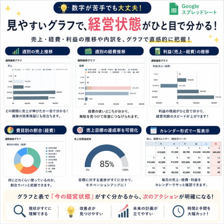 フリーランスのための売上管理テンプレート