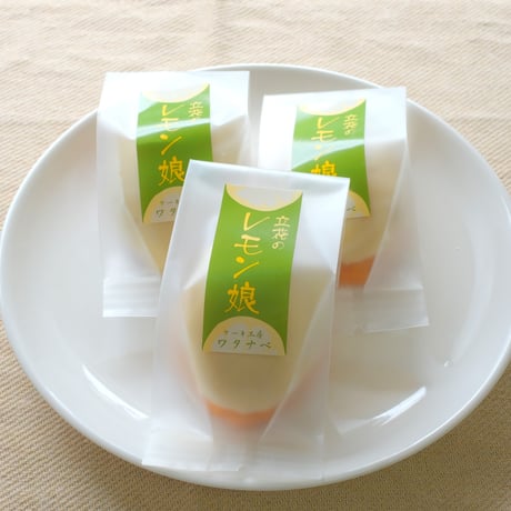 ★【直送商品C】おとうふスイーツレモンケーキ　立花のレモン娘　8個入り（箱入り・個包装）　注)【直送商品C】以外の商品と同梱不可
