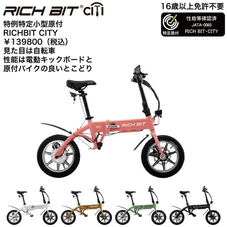 電動アシスト自転車 RICH BIT 近しい TOP-860