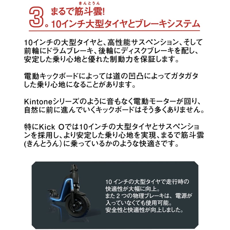 Kintone KICK O(キントーン) /特定小型原付(20キロ/6キロ) 免許