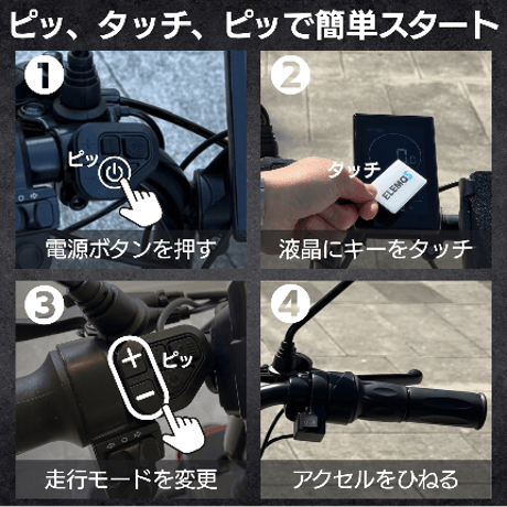 ELEMOs4 REBORN/エレモーズ 特定小型原付