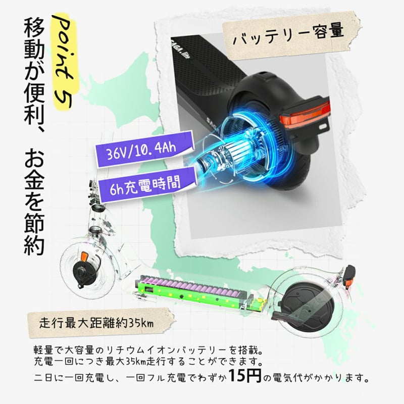 AINOHOT SAGA lite(アイノホット)電動キックボード/特定小型 AINOHOT SAGA lite(アイノホット)電動キックボード/特定小型