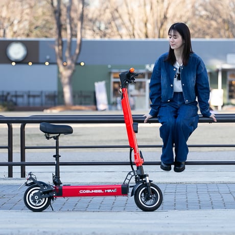 【ｱｳﾄﾚｯﾄ】COSWHEEL MIRAI T Lite(コスウェルミライTライト) /特例特定小型原付 免許不要 電動キックボード