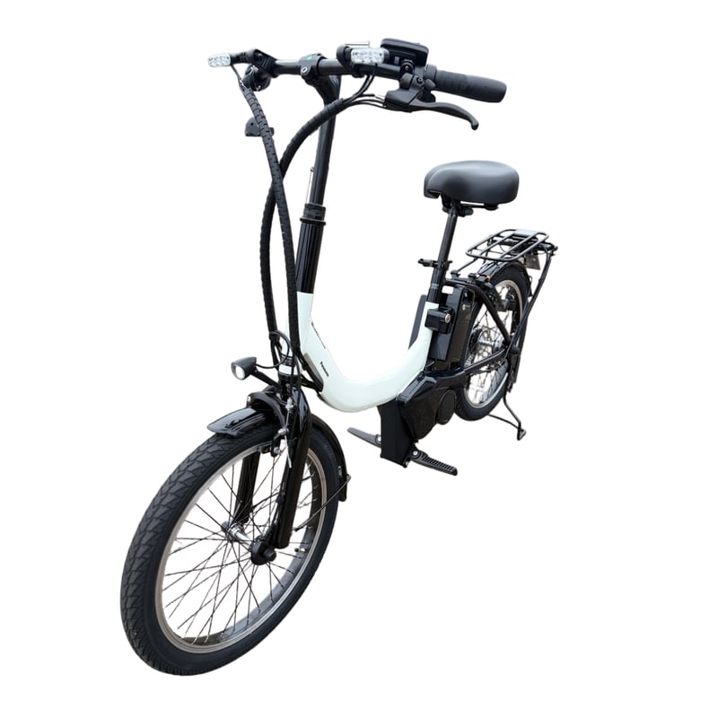 特定小型電動原付自転車 パナソニック初の特定小型原付 乗りやすく安全、自転車バッテリー共用
