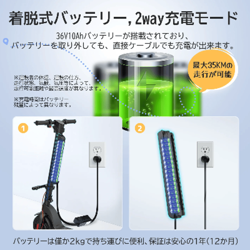 AINOHOT S07/ 特定小型原付（20キロ/6キロ）免許不要 電動キック
