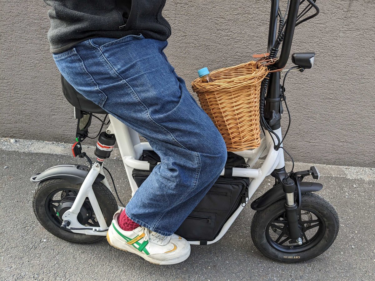 ラタンバスケット【Fiido Q1S用カゴ】 | 【E-WALK Mobility】電動キック