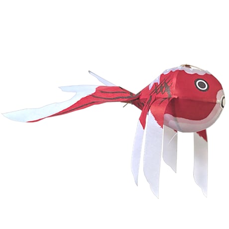 やない 金魚ちょうちん 大 サイズ50cm 屋内用