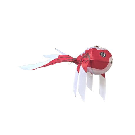 やない 金魚ちょうちん 小 サイズ25cm 屋内用