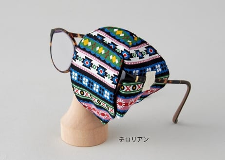 アイパッチ 子供 弱視 斜視 訓練 左右兼用 キッズアイパッチ 眼鏡カバー 干支 トレイン チロリアン 布 綿 日本製 メガネ 男の子 女の子 送料無料