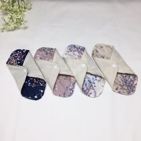 布ライナー(防水布なし)  かすみ草　オーガニックコットンワッフル