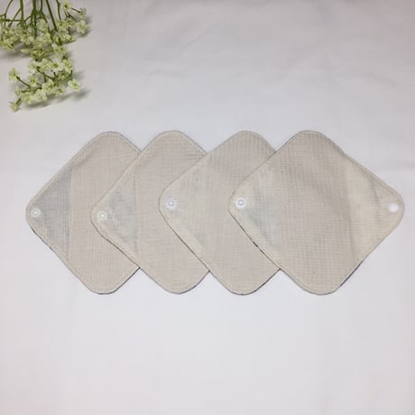 布ライナー(防水布なし)  かすみ草　オーガニックコットンワッフル