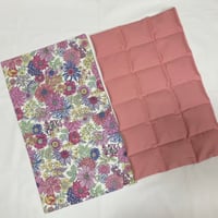 【N様専用ページ】特大玄米ホットパット（背中・お腹用）花柄ピンク　カバー付き