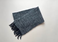 【みちのくあかね会】　homespun ロングマフラー 楽天市場】ロングマフラー（グレー系）ホームスパン（箱付