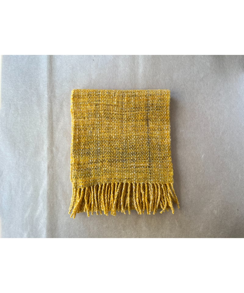 【みちのくあかね会】ホームスパン ロングネックウェア 黄色 みちのくあかね会】ホームスパン ロングネックウェア 黄色 【公式通販】