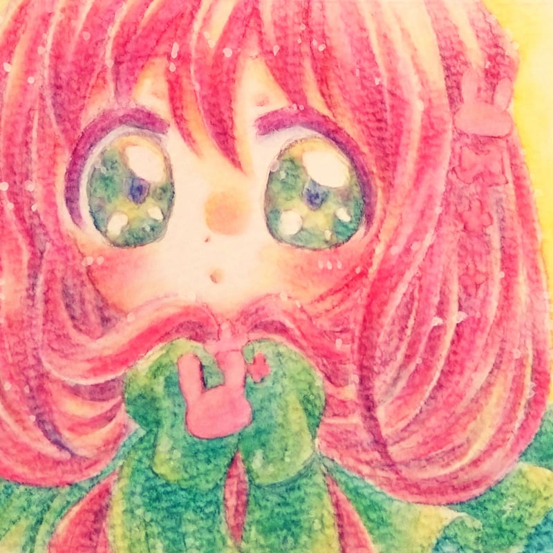 ドローイング原画『F』 | ＊詩とイラストの虹猫＊